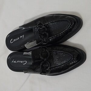 Circus NY NIB Black Patent Lug Sole Miles 6.5